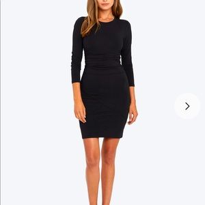 ATM Black Pima Cotton Dress